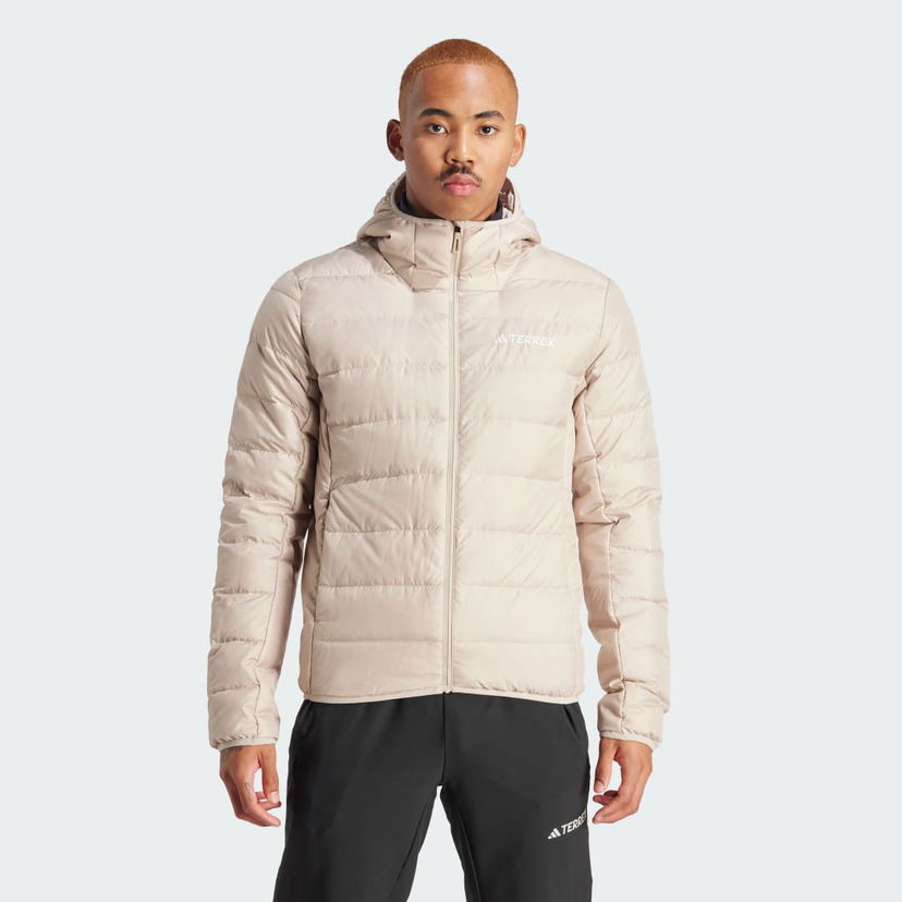 Bunda adidas Performance Terrex Multi Light Down Hooded Jacket Béžová | IP3550