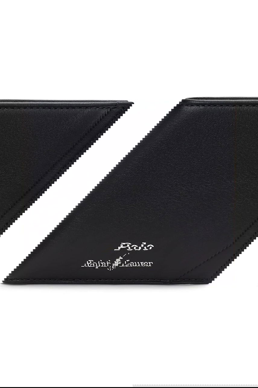 Peňaženka Polo by Ralph Lauren Polo Ralph Lauren Leather Wallet Čierna | 405963228, 0