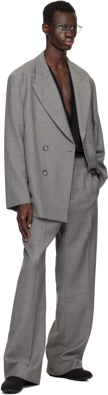 Nohavice Entire Studios Entire Studios Father Suiting Trousers Šedá | ES2575AS, 3