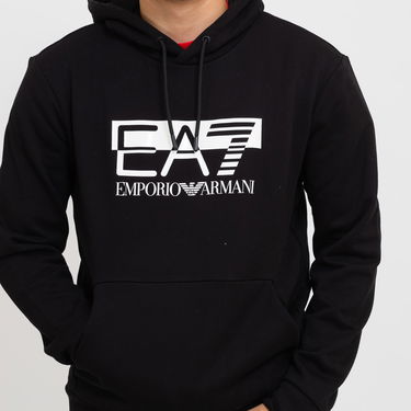 Mikina Emporio Armani Men's Black Hoodie Čierna | 6RPM02-0200, 2
