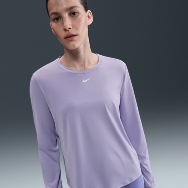 Tričko Nike One Classic Dri-FIT Long Sleeve T-Shirt Fialová | IB9403-533, 1