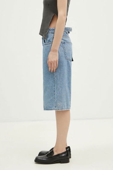 Šortky Ksubi KSUBI Low Rider High Waist Long Denim Shorts Modrá | WPS24WA012, 1