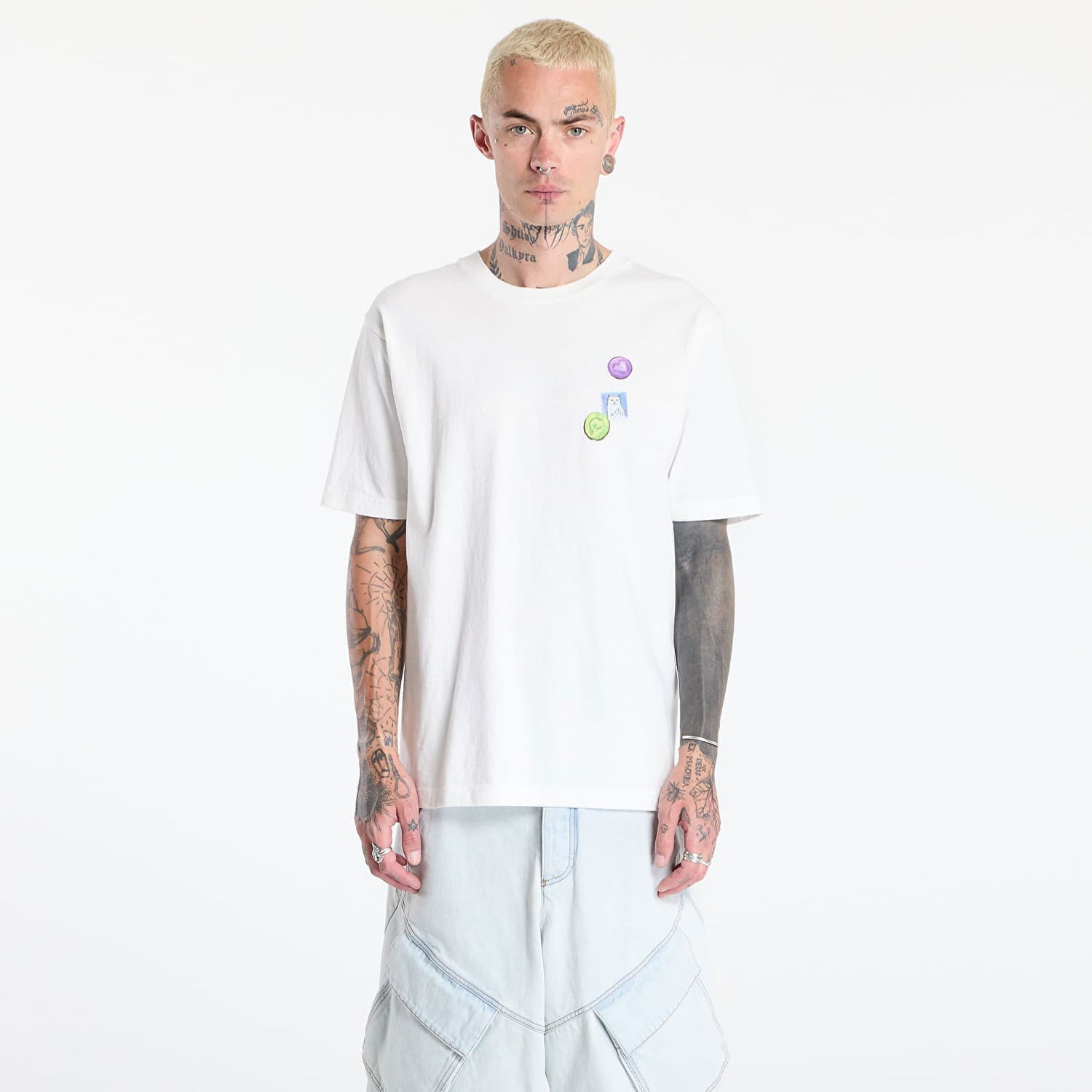 Tričko RIPNDIP RIPNDIP Vitamins Tee T-Shirt Biela | RNDSUM25129, 0