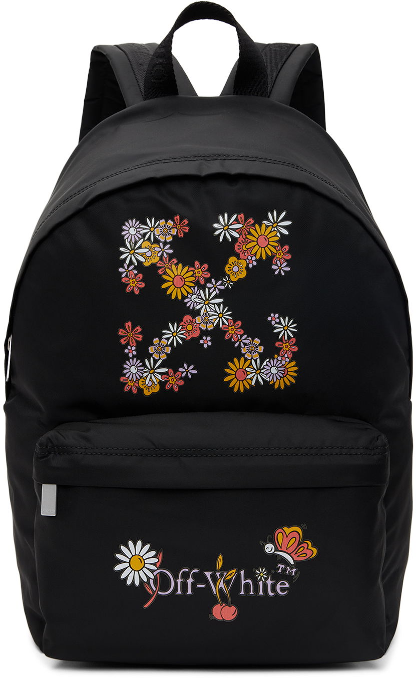 Batoh Off-White Off-White Funny Flowers Backpack Čierna | OGNB001S24FAB0011084, 0