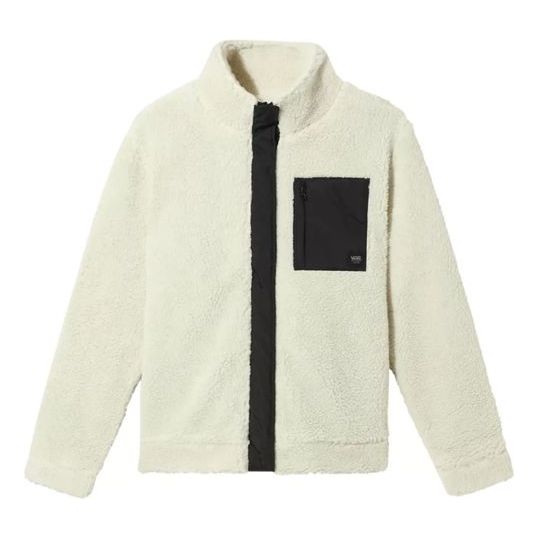 Mikina Vans Embers Fleece Jacket Biela | VN0A53LOFS8