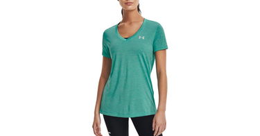Tričko Under Armour Under Armour Tech Twist V-Neck T-Shirt Zelené | 1258568-369, 1