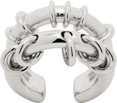 Prsteň We11done We11done Double Hoop Ring Metalická | WD-AJ0-25-505-U-SV, 0