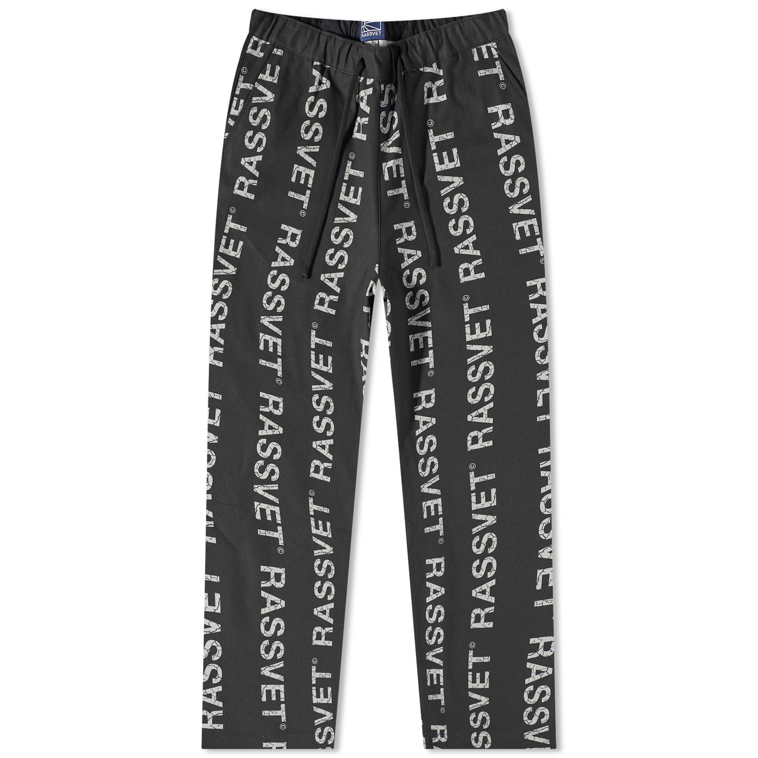 Nohavice PACCBET All Over Logo Pants Čierna | PACC12P005-BK, 0