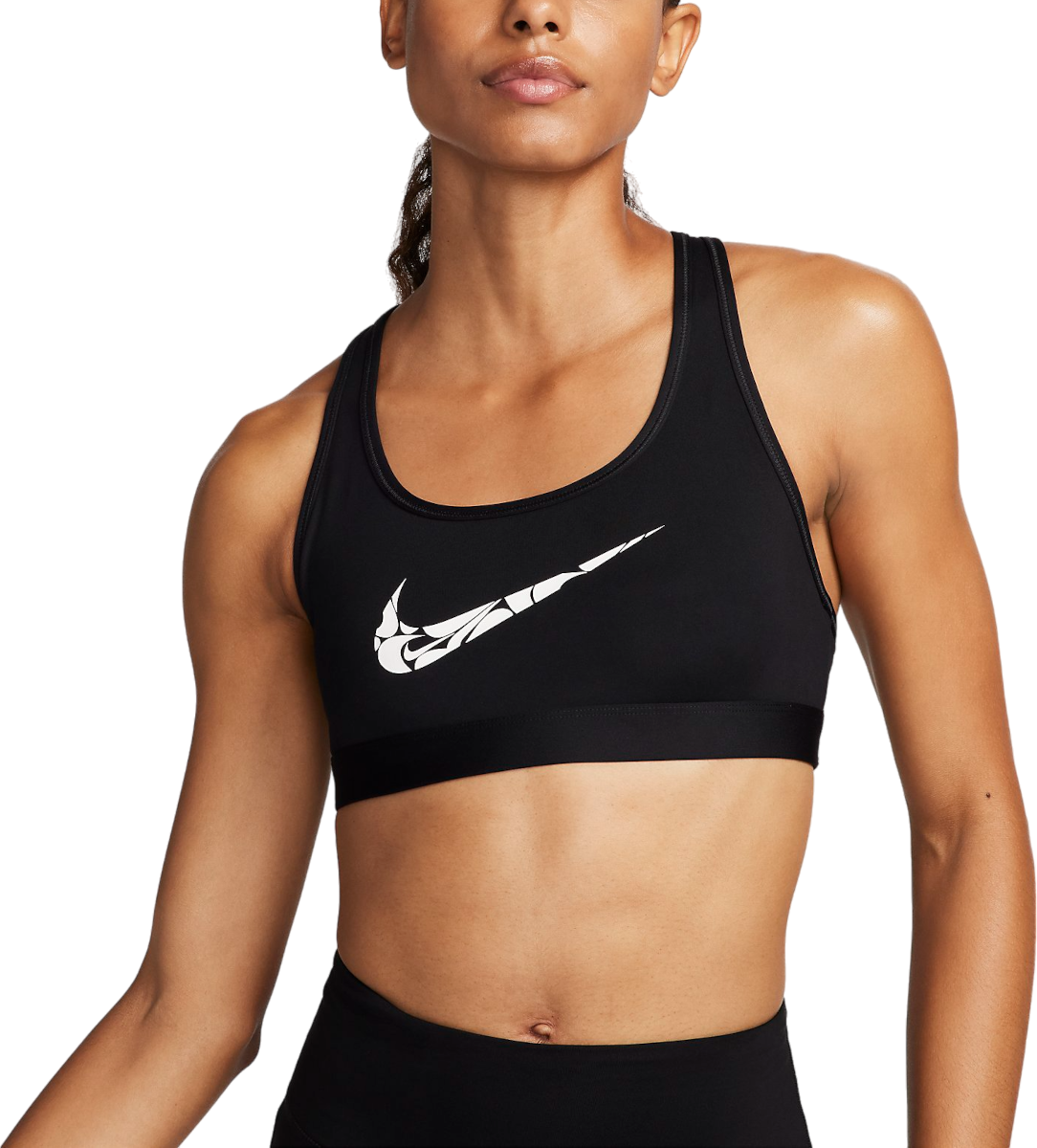 Podprsenka Nike Swoosh Logo Sports Bra Čierna | fn2898-010, 0