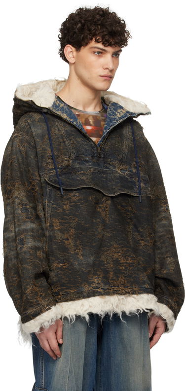 Vetrovka Diesel Black D-Arak-Fsf Denim Jacket Čierna | A15963-0ABCW-01, 1