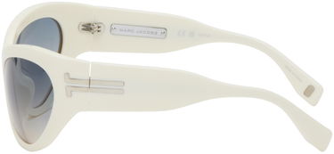 Slnečné okuliare Marc Jacobs Marc Jacobs 'The Icon' Wrapped Sunglasses Biela | MJ 1087/S 716736860848, 2