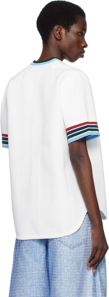 Košeľa Casablanca Casablanca Baseball Shirt Biela | U-WS25-KW-919-01, 2