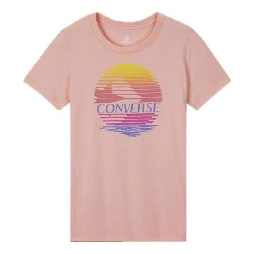 Tričko Converse Icon Remix Classic Graphic T-Shirt Ružová | 10017094-A05