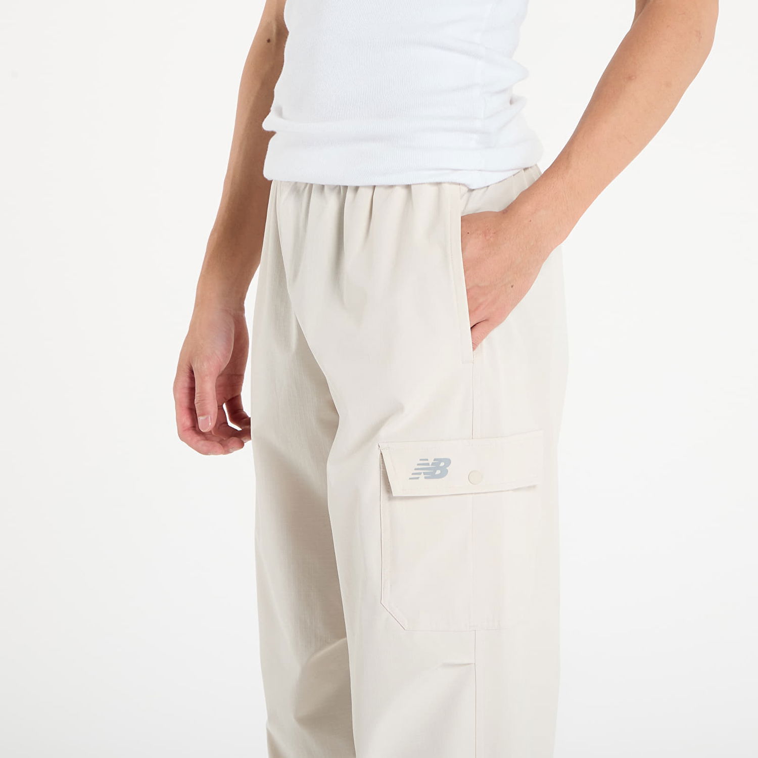 Cargo nohavice New Balance Cargo Pants Béžová | NBMP51538TWF, 1