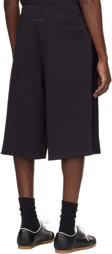 Šortky Maison Margiela MM6 Maison Margiela Pleated Knee-Length Shorts Čierna | SH0MU0013 MTN042, 2