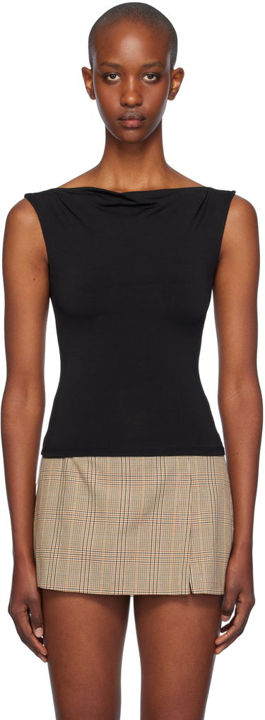 Sukňa Miaou Miaou Lani Cowl Neck Tank Top Béžová | 7114VISBLK, 0