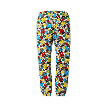 Tepláky BAPE Baby Milo Alphabet Slim Sweatpants Zelené | 2G80 152 027 MULTICOLOR, 0