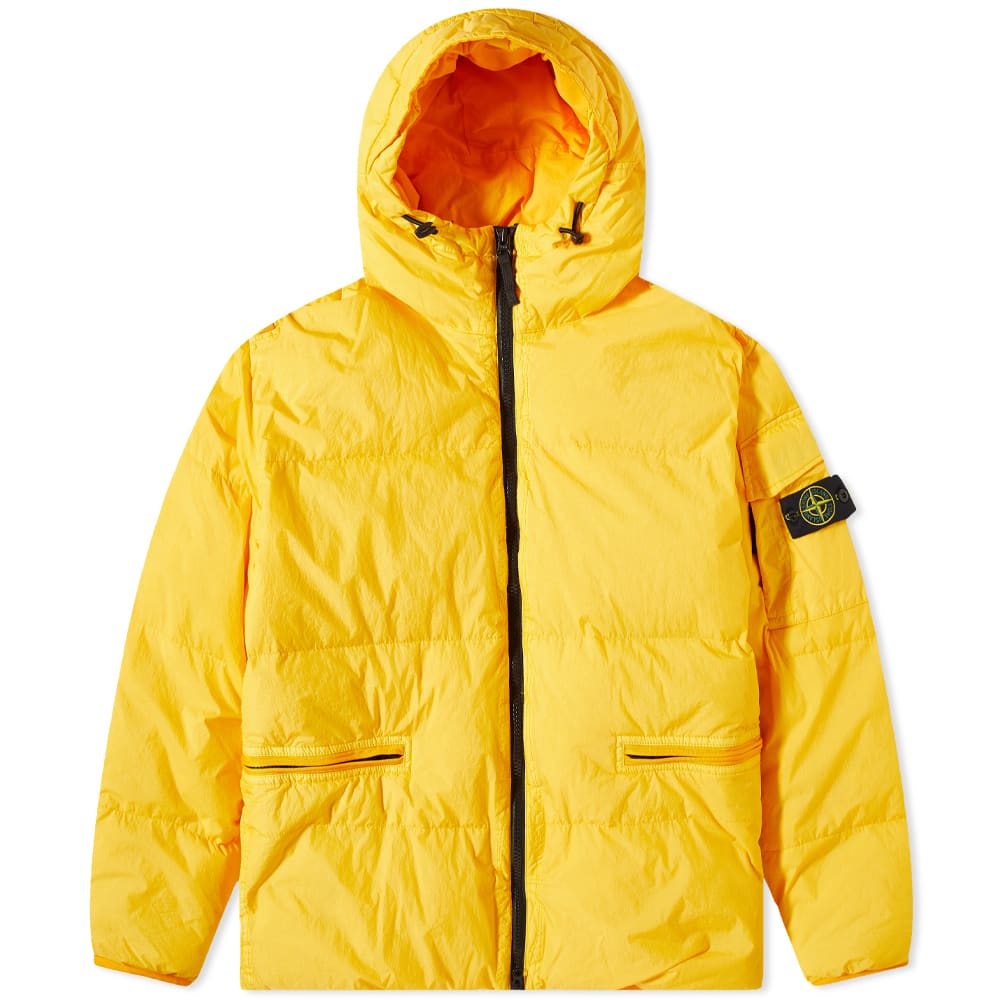 Prešívaná bunda Stone Island Crinkle Reps Down Jacket Žltá | 771540223-V0030, 0