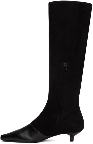Oblečenie TOTEME TOTEME 'The Slim' Kitten Heel Boots Čierna | 234-WLGSE064-LE0014, 2