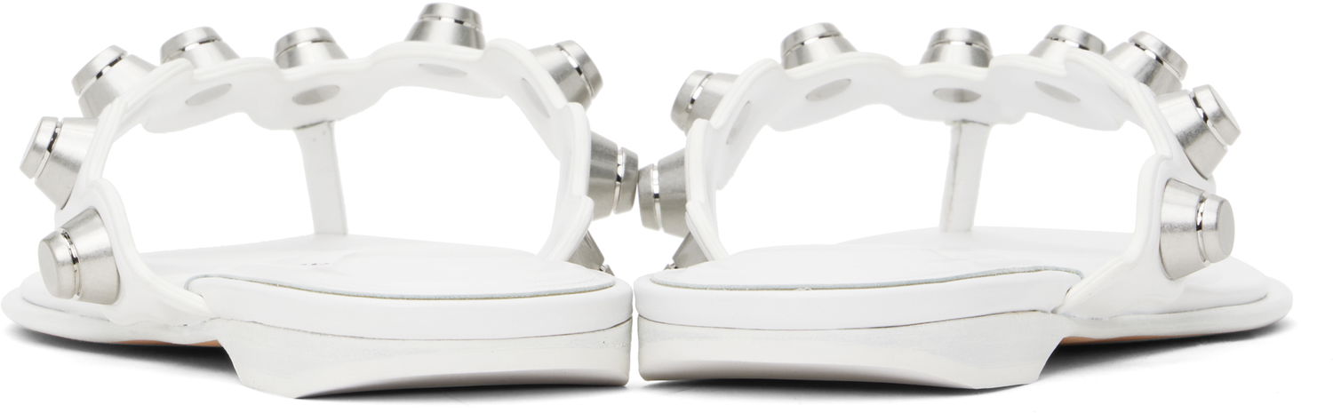 Tenisky a topánky Alexander Wang Alexander Wang Rexa Thong Flat Sandals Biela | 30225S008, 1