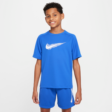 Tričko Nike Dri-FIT Multi Short Sleeve T-Shirt and Shorts Set Modrá | HF8100-480, 0