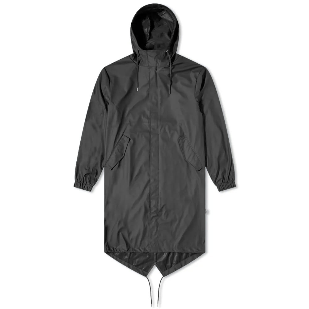 Parka Rains Fishtail Jacket Čierna | 18010-01, 0