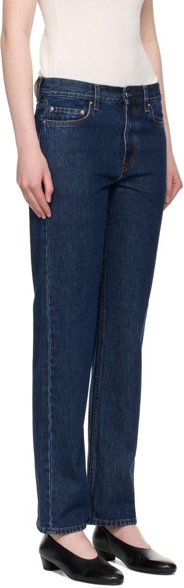 Džínsy TOTEME TOTEME Low Straight Jeans Modrá | 252-WRB0270-FB0045, 1