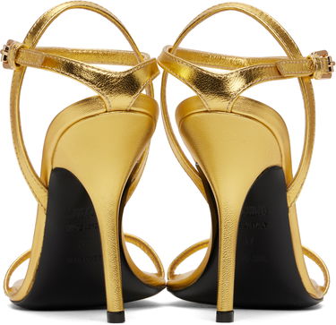 Starostlivosť o obuv Moschino Moschino Tina Heeled Sandals Metalická | MA1655AC1M MC0 901, 1
