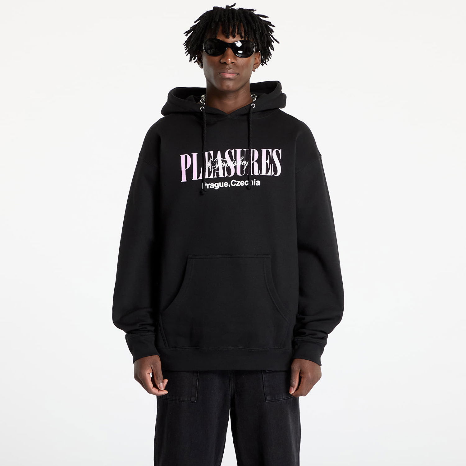Mikina Pleasures FTSHP x Angel Black Hoodie Čierna | P24W076 BLACK, 0