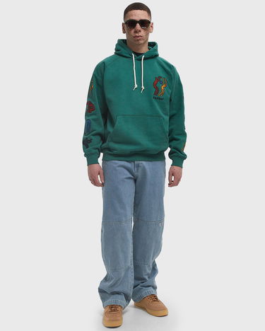 Mikina By Parra Hooded Sweatshirt Zelené | 53115, 2