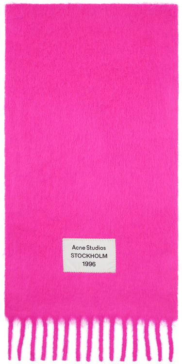 Šál Acne Studios Pink Fringe Alpaca Scarf Ružová | CA0350-, 0