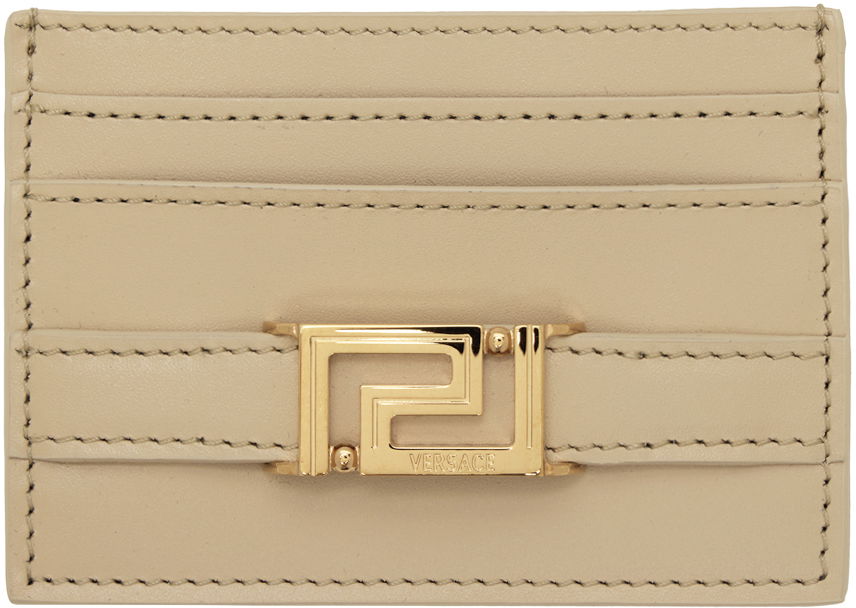 Peňaženka Versace Greca Goddess Card Holder Béžová | 1007218_1A10082_1KD4V, 0