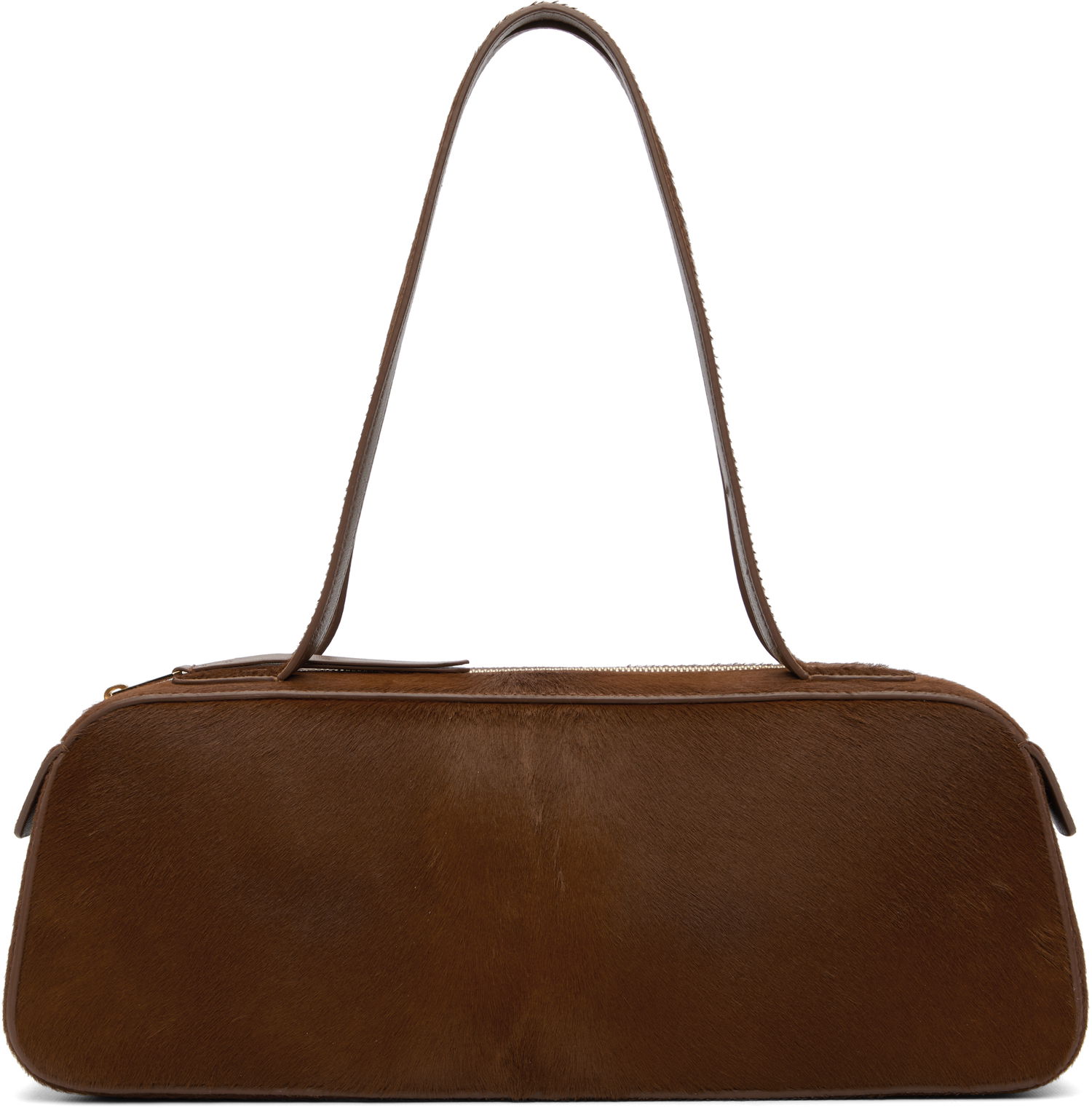 Taška cez rameno Khaite KHAITE Simona Calf Hair Shoulder Bag Hnedá | H2040-760, 0