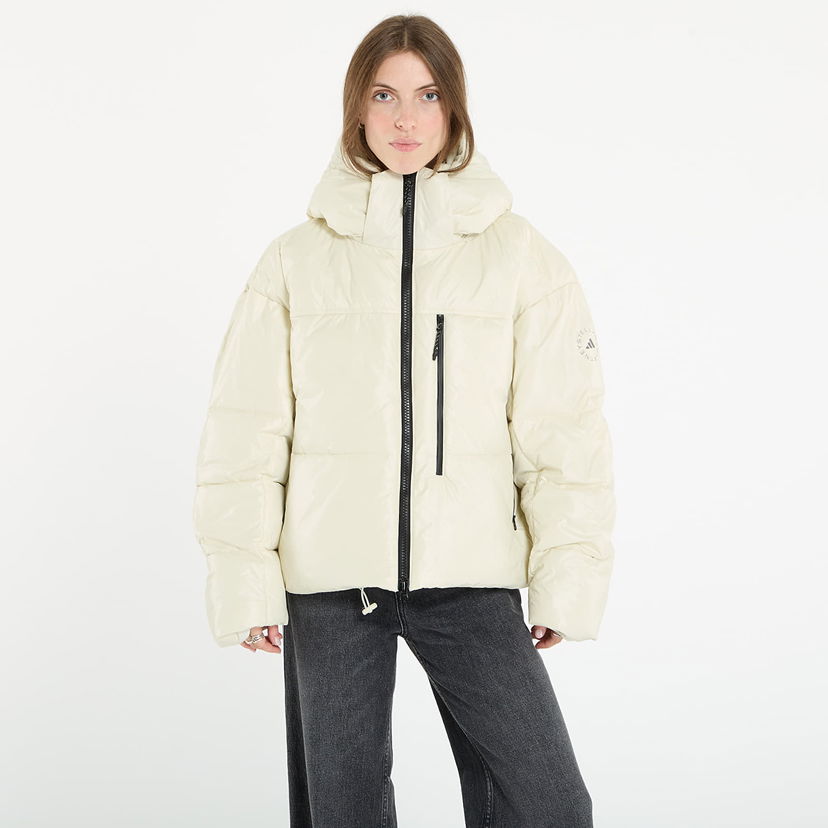 Bunda adidas Performance adidas by Stella McCartney Short Padded Winter Jacket Béžová | JV8548