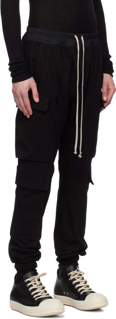Cargo nohavice Rick Owens Rick Owens Hollywood Mastodon Megacargo Pants Čierna | RU01E5337 BA, 1