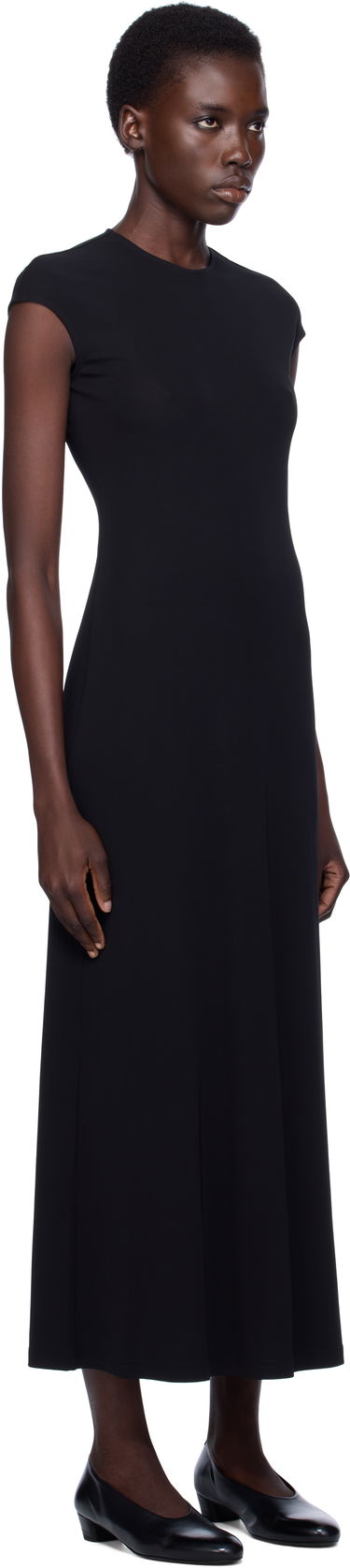 Šaty TOTEME TOTEME Everyday Midi Dress Čierna | 252-WRD0188-FB0162, 1