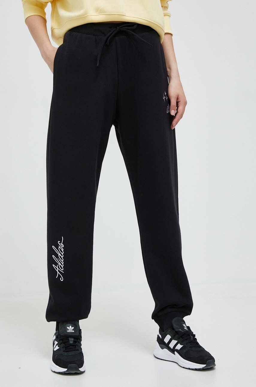Tepláky adidas Originals Sportswear Scribble Embroidery French Terry Joggers Pants Čierna | IJ8769, 0