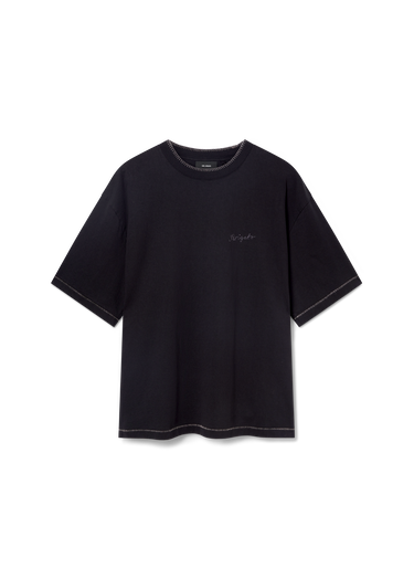 Tričko AXEL ARIGATO Black Oversized T-Shirt With Stitch Čierna | A2980001, 0