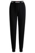 HUGO Stretch-Jersey Pyjama Bottoms with Logo Waistband