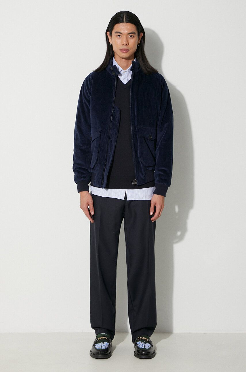 Bomber bunda Baracuta Cord G9 AF Bomber Jacket Modrá | BRCPS0970, 1
