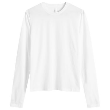 Tričko SKIMS Relaxed Fit Long Sleeve T-Shirt Biela | LS-LST-6976W-SNOW, 1