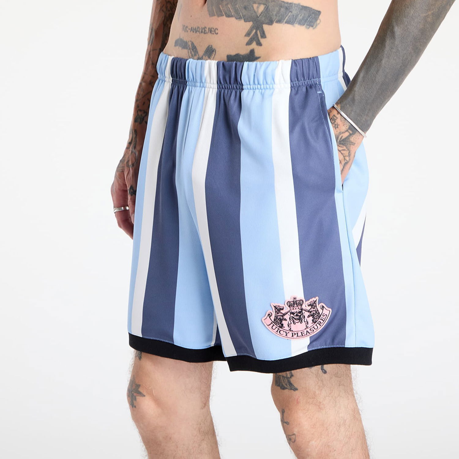 Šortky Pleasures PLEASURES Jpfc Sport Shorts Modrá | P25JC013-BLUE, 1