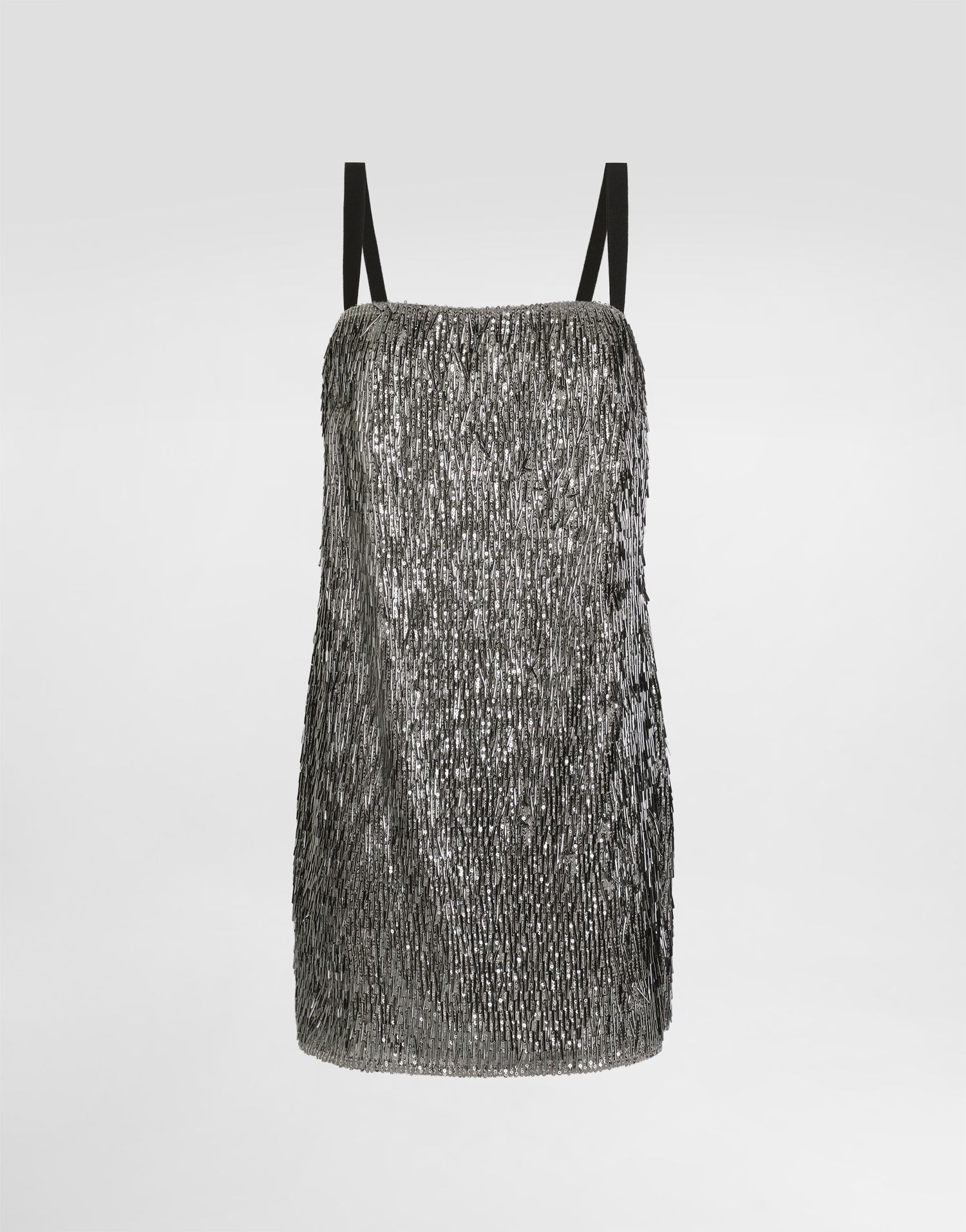 Šaty Dolce & Gabbana Dolce & Gabbana Embroidered Sequin Dress Metalická | F60FNZFLSL5S0998, 0