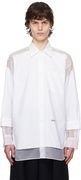 Jean Paul Gaultier 'The Petit Grand' Sheer Panel Shirt