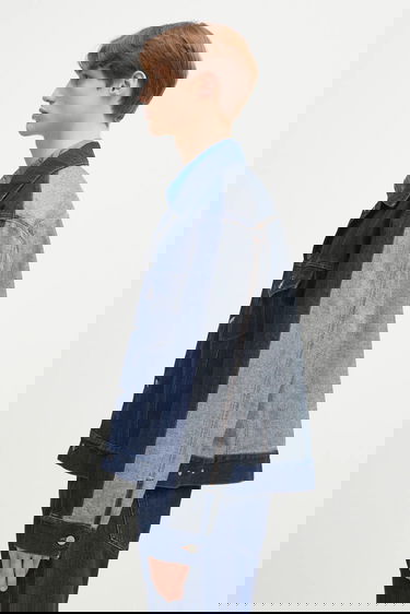 Bunda Maison Margiela Denim Jacket with Contrast Stitching Modrá | SH0AM0038, 1