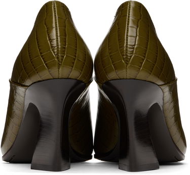 Tenisky a topánky Bottega Veneta Bottega Veneta Lewis Embossed Leather Mules Zelené | 806723 V4PB0, 1