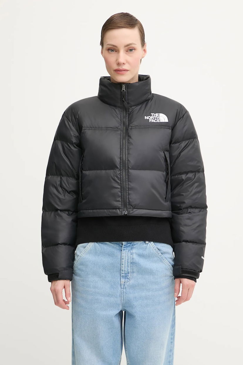 Prešívaná bunda The North Face The North Face Nuptse Cropped Puffer Jacket Čierna | NF0A5GGEGOG1