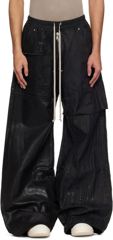 Nohavice Rick Owens Rick Owens DRKSHDW Hollywood Geth Belas Wide Leg Jeans Čierna | DU01E3378 COMW1, 0