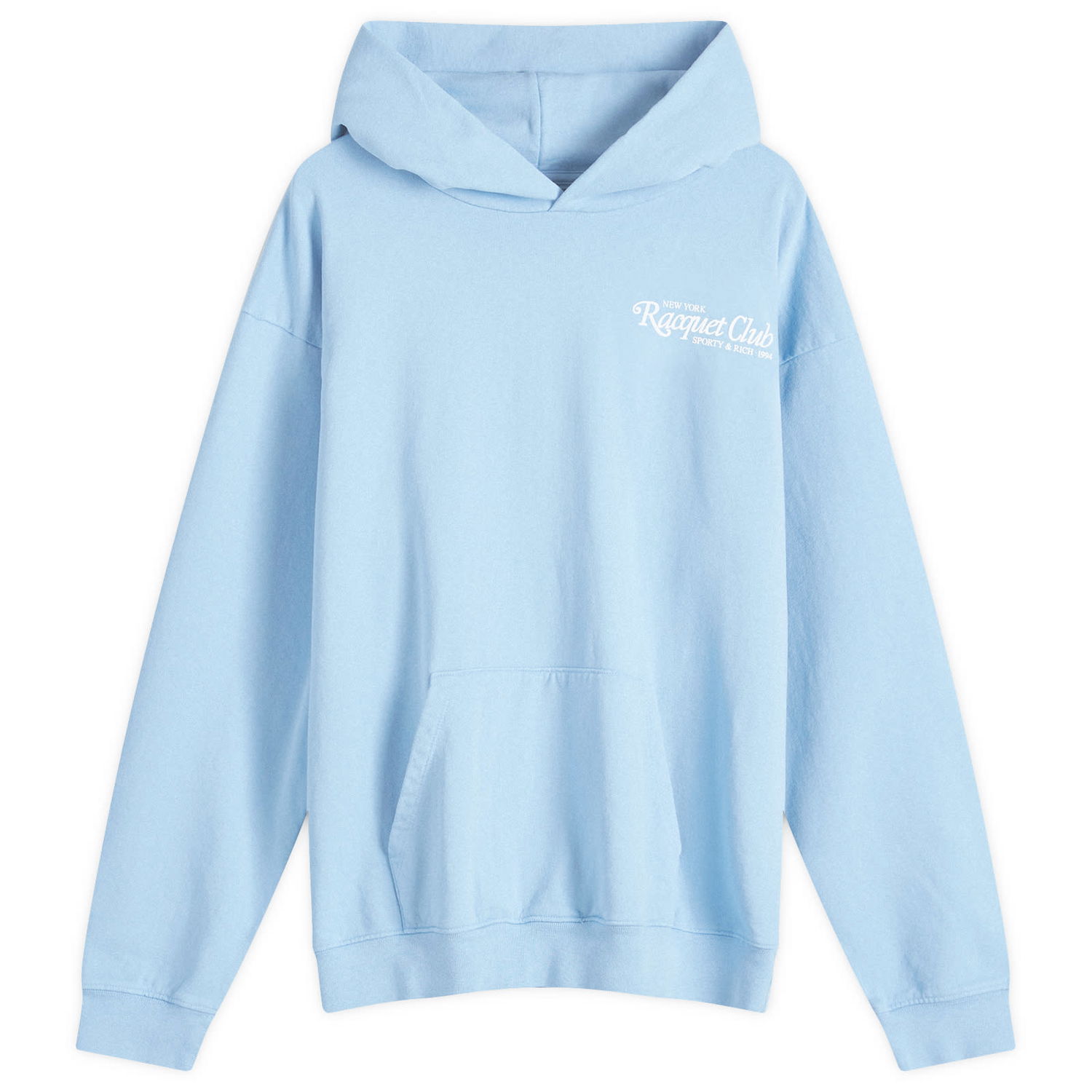 Mikina Sporty & Rich 94 Racquet Club Hoodie Modrá | WS066S416RS-104, 0