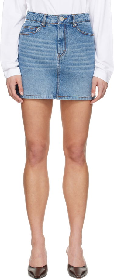 Sukňa AMI AMI Paris Faded Denim Miniskirt Modrá | FSK037.DE0046, 0